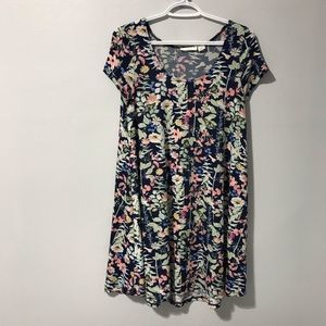 Ripe Women’s Floral Butterflies Short Sleeve Dress